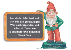 Die Kindertafel wünscht zum Jahreswechsel 2023 alles Gute und eine bessere Zeit