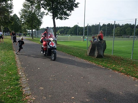 Sicherheit beim Oberhachinger Herbstlauf