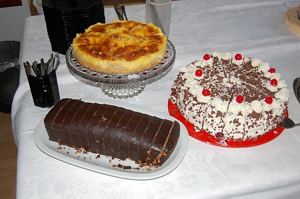 Kuchen im Tanzstudio Schwaiger