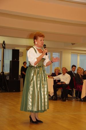 Dr. Gabriele Weishäupl als Abendschirmherrin des 3. Münchner Tanzsportballs