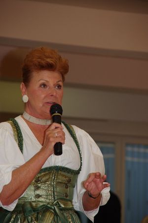 Dr. Gabriele Weishäupl als Abendschirmherrin des 3. Münchner Tanzsportballs