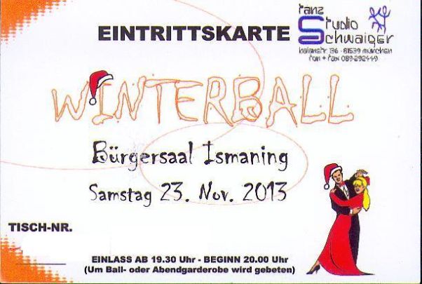 Winterball mit dem Tanzstudio Schwaiger