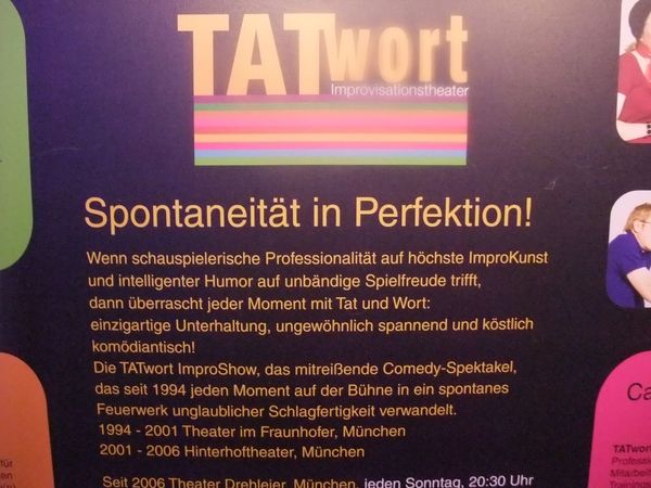 Jubiläumsvorstellung 20 Jahre Tatwort in der Drehleier