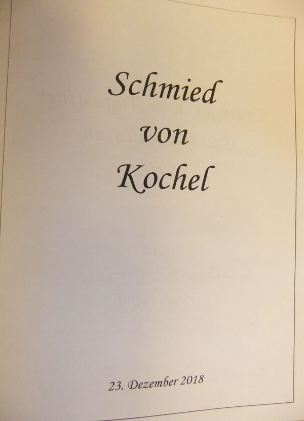 Trachtenverein Schmied von Kochel München Sendling, Gedenkfeier zur Sendlinger Mordweihnacht