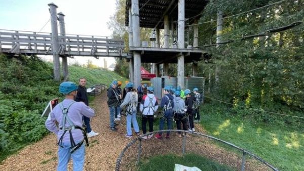 Besuch Hochseilgarten Kletterinsel Fürstenfeld