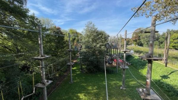 Besuch Hochseilgarten Kletterinsel Fürstenfeld