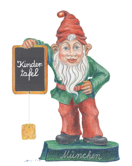 Der Glücksbringer für die Kindertafel