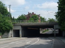 Eisenbahnunterführung Thalkirchner Straße in Verlängerung der Strecke Braunacher Brücke zum Hauptbahnhof